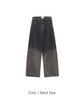 Two-tone Taping Incision Denim