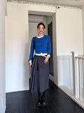 DIAGONAL WRAP SKIRT