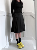 BELT BAG PLEATS SKIRT