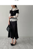 Satin Mermaid Long Skirt