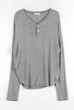 Up down button t-shirt