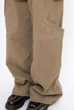 Pie Curve Side Pocket Wide Pants