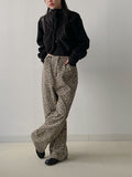 Leopard Bijo Wide Pants