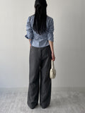 Kendil Two-Tuck Wide Slacks