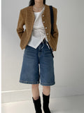 Cellion Wool Tweed Short Jacket