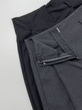 Stripe Non-Obi Bermuda Slacks
