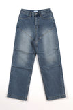 Notch Rivet Pintuck Denim