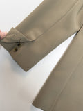 Frank No-Collar Loose Fit Jacket
