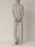 [Premium] Whole Garment Linen Wool Sophie Set-Up Pants