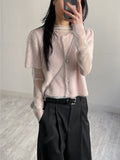 Pearl Puff Half Cardigan