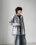 Maria Check Hood Shirts