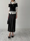 Frill Yoru See-through Blouse