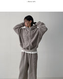 [unisex] Numbering Pigment Wide Training Pants