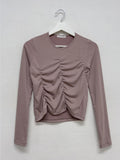 Oeol Shirring Tension T-shirt