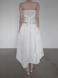 Twabel Knot Dual Tube Top