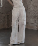 [mnem] Tucked Nylon Cargo Pants