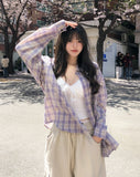 Hani Summer Loose Fit Check Shirt