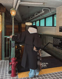 [LAN ARCHIVE] Louis Herringbone Trench Wool Coat