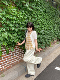 Mimina summer crop short sleeve cardigan