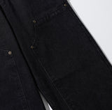 Dark Double Knee Denim Pants