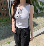 Daily Ribbed Cover Boat Neck Sleeveless