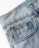 Heavy Destroyed Denim Pants