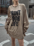 Leff printed oversized fit long sleeves