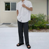 Inder Pintuck Wide Slacks