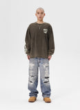 WASHED OLD CAR LS TEE