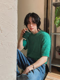 Mild terry round half knit