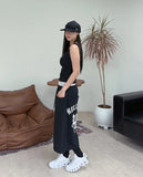 Olte Button Ribbed Sleeveless
