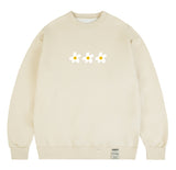 3 Painting Flower Smile Sweatshirt