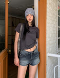Titz eyelet crop short sleeve