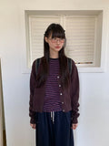Kutanne V-neck Crop Knit Cardigan
