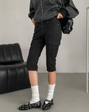 Bliss Slim Cargo Capri Pants