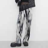 Nuan Color Matching Pattern Pants