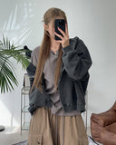 Hella Pigment Crop Hooded Zip-Up