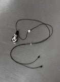 Freshwater pearl net long necklace