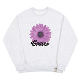 Purple Daisy Flower Smile Sweatshirt