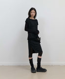 Halter Strap Long Sleeve