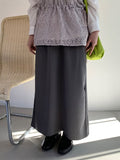 Irom Stripe Banding Long Skirt