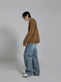 Parachute wide denim pants
