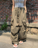 Russet Parachute Button Cargo Pants