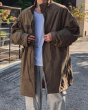 Chiro Quilted Over Fit Fishtail Field Jacket
