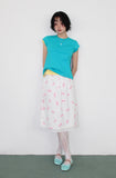 BLOOM LAYERED MIDI SKIRT