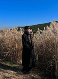 Urban oversize long balmacan coat