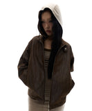 Metal Denim Bomber Jacket