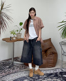 Caro Bermuda Banding Denim Pants