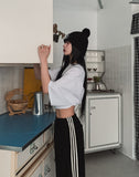 Cable Leather Trackline Corduroy Pants