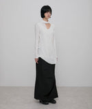 Layered Chifon Scarf Long Sleeve